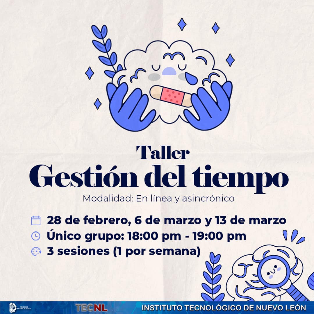 TALLER GESTIÓN DEL TIEMPO. PRESENCIAL-LMFR